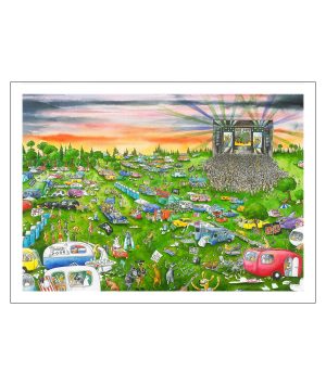 What happens at Sweden Rock prints by Josefina Wendel Carlsson